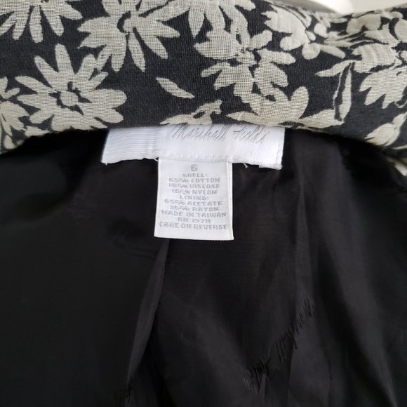 Vintage 90s Floral tapestry jacket coat from Marshall Fields - Picture 7 of 8